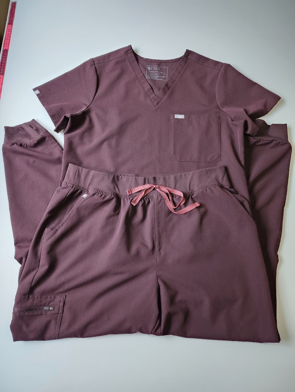 Figs Espresso L/XXLT Set - L Catarina & XXL HW Tall Zamora Jogger